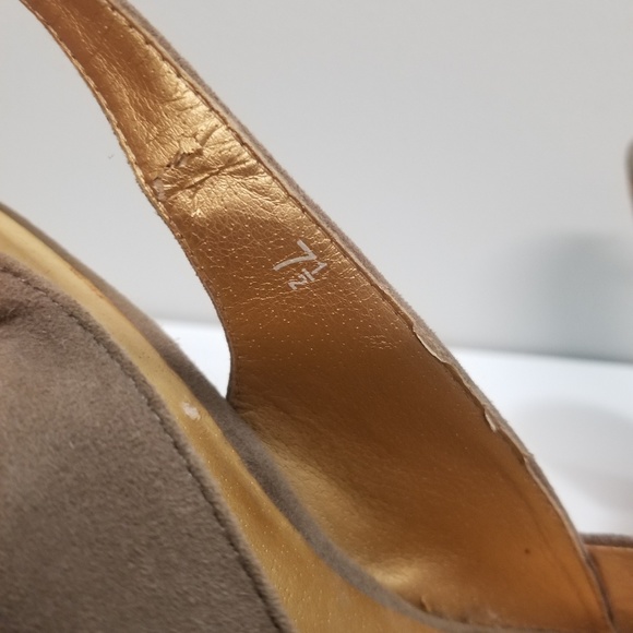 Tan Seychelles Slingback Platform Heels - Picture 4 of 8